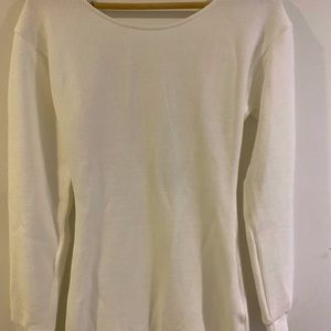 Backless sweater dress